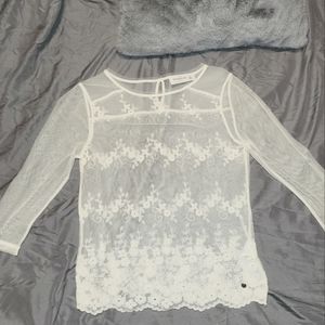Abercrombie and fitch sheer top